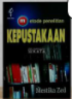 Cover of Metode Penelitian Kepustakaan